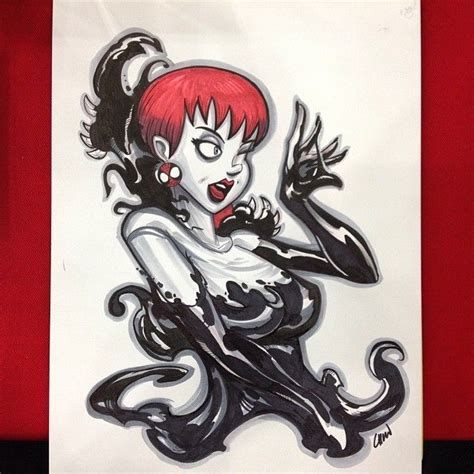 Mary Jane Symbiote Commission From Comicpalooza