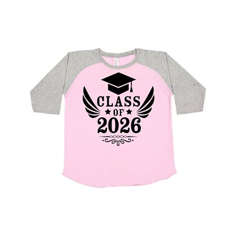 Class Of 2026 With Graduation Cap And Wings Youth T Shirt