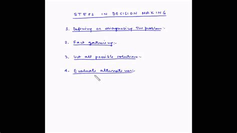 We try to make right decisions but sometimes we make mistakes because we don't know the steps that we should follow during the decision making process. Decision Theory - Steps in the decision making process ...