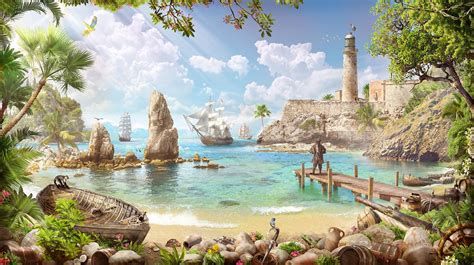 The Pirate Bay On Behance Landscape Scenery Fantasy Landscape