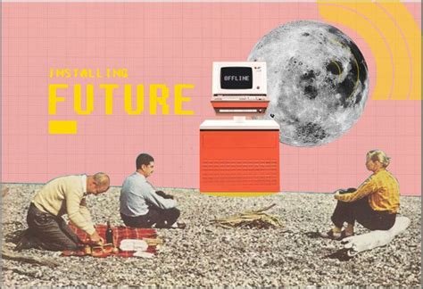 Installing Future Age 31 Mixed Media Collage Art Practice Nostalgia