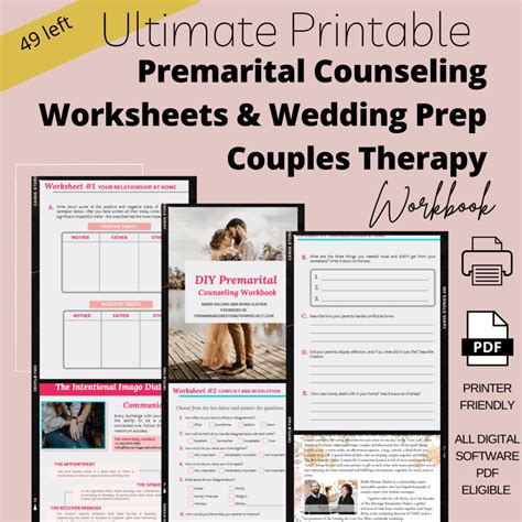 Enhance Your Relationship With Expert Marriage Counseling Worksheets