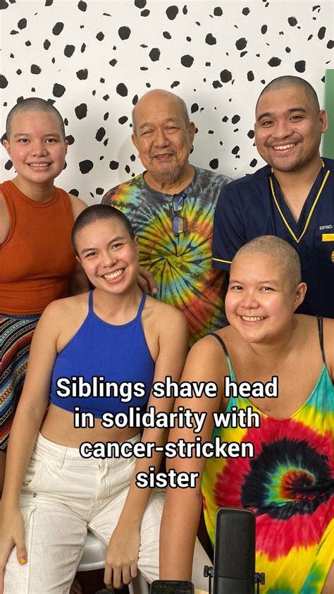 Siblings Shave Head In Solidarity With Cancer Stricken Sister These Siblings Shaved Their Hair