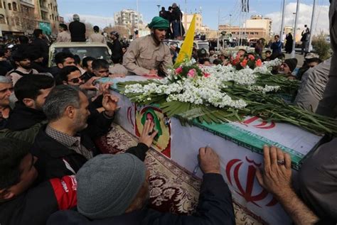 Iranians Cry Revenge At Funeral Of Suicide Bomb Victims