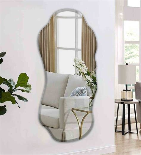 Buy Frameless Rectangular Blob Bevelled Full Length Mirror At 15 Off By Flair Glass Pepperfry