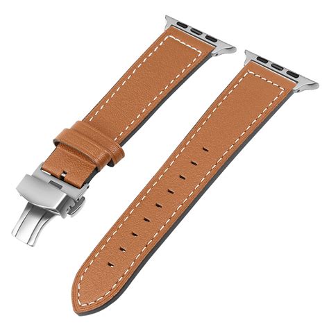 Wholesale Leather Watchband For Iwatch Apple Watch 38mm 40mm 42mm 44mm Series 4 3 2 1