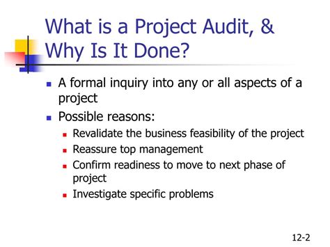 Ppt The Project Audit Powerpoint Presentation Free Download Id262919