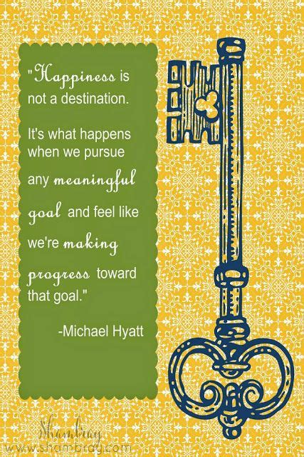 A Quote From Michael Hyatt About Happiness