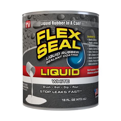 Flex Seal Liquid Rubber Sealant Coating Oz White Walmart Com Walmart Com