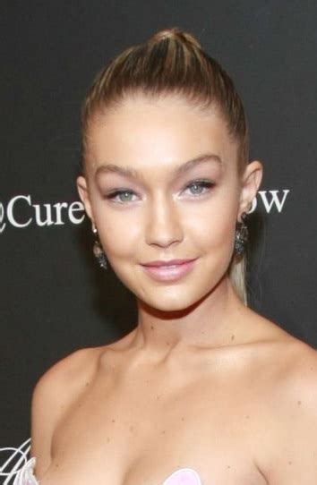 Gigi Hadid Sleek High Ponytail 2014 Angel Ball Sophisticated Allure