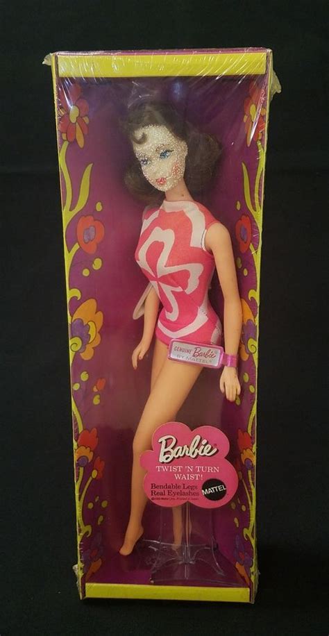 Vintage 1969 Twist N Turn Barbie Light Brown Hair 1160 Mattel Dolls