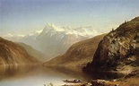 John William Casilear - Mountain Lake Painting by Les Classics - Pixels