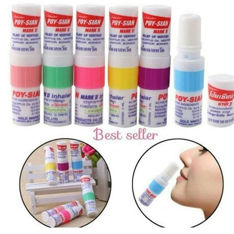 Jual READY STOCK Inhaler Poy Sian Mark II Inhaler Bangkok Minyak Angin Poy Sian Brand