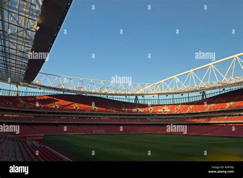 Empty Football Stadium Arsenal High Resolution Stock Photography And