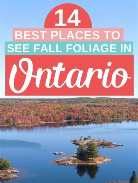 5 Fall Getaways In Ontario Nina Out And About