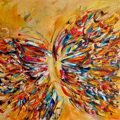 Abstract Butterflies Paintings Abstract Butterfly