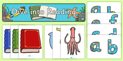 👉 Dive Into Reading Display Pack Teacher Made Twinkl