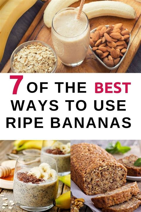 The Best Ways To Use Ripe Bananas Ripe Banana Recipe Using Ripe