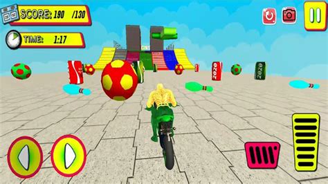 Superhero Tricky Bike Race Kids Games1 Android Gamplay