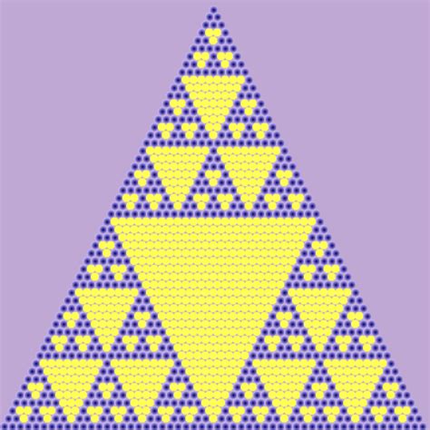 Fractal triángulo de Sierpinski