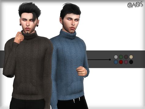 The Sims Resource Knit Sweatshirt