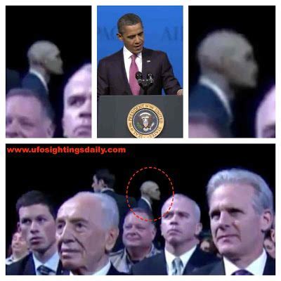 UFO SIGHTINGS DAILY Alien Disguised As Secret Service Agent Revealed On Camera At AIPAC