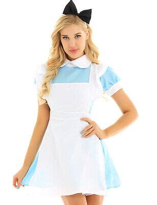Sexy Women Costume Cosplay Lolita French Maid Apron Fancy Dress Outfit Halloween Ebay