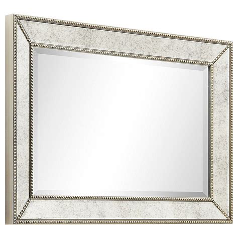 Empire™ Art Direct Champagne Bead 20 Inch X 30 Inch Rectangular Wall Mirror Bed Bath And Beyond