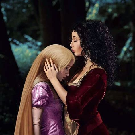 Ophélie As Rapunzel And Cleo As Mother Gothel Cosplay By Lilyonthe