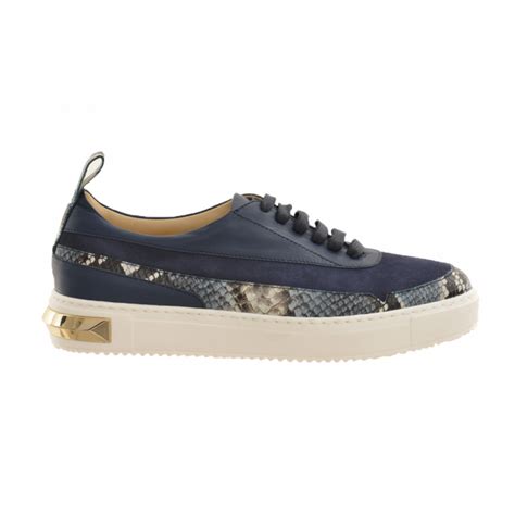 Carvela Luxe Gilt Snake Cupsole Sneaker