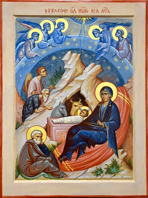 Nativity By Anton And Ekaterina Daineko Христианские картины Вертеп