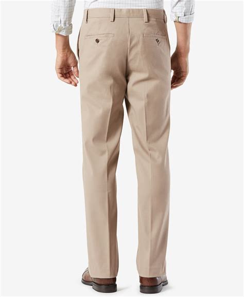 Dockers Mens Easy Classic Fit Khaki Stretch Pants Macys