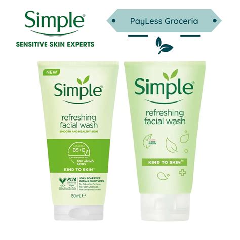 Simple Refreshing Facial Wash Gel 150ml Shopee Singapore