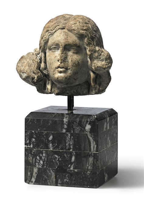 3031 A Roman Marble Head Of Aphrodite Anadyomene C 1st 2nd Century Ad