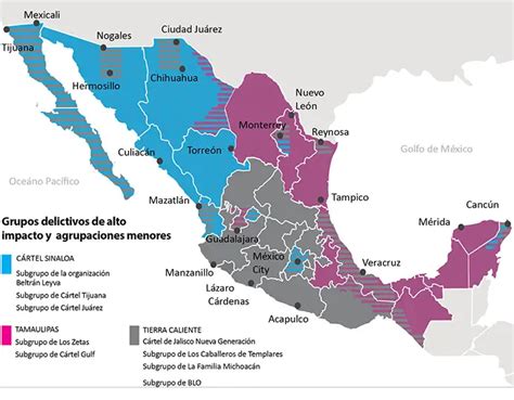 Mexico Cartel Control 2021