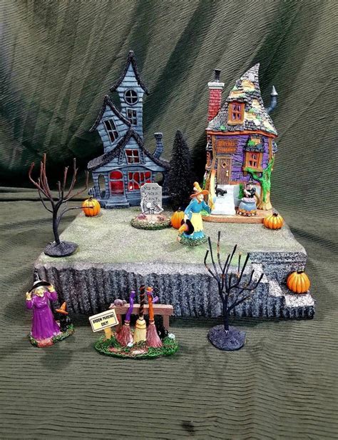 Halloween Village Display Platform For Lemax Spooky Town Etsy