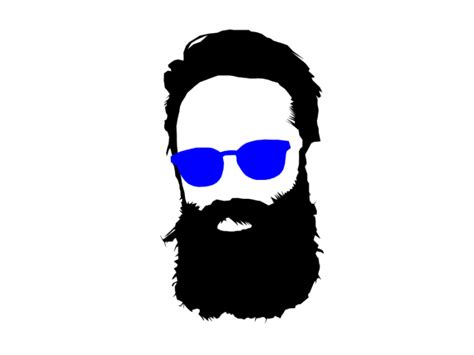 8 Hipster Beard Glasses Silhouette Vector OnlyGFX Com