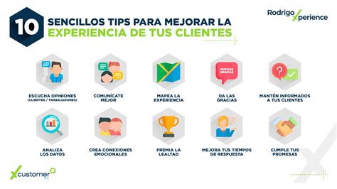 Consejos Para Mejorar La Experiencia De Los Clientes Infografia