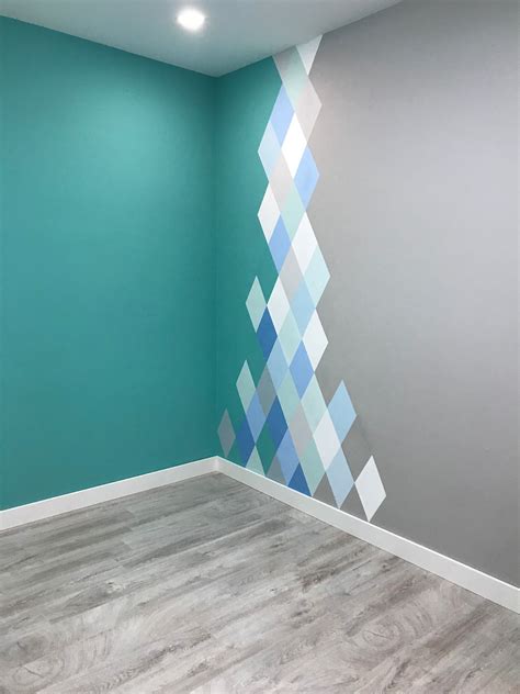 Электроника 33 Pared Geometrica Pintura Decorativa Efecto 3d