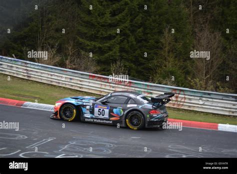 Race Car At The Nordschleife Nürburgring Stock Photo Alamy