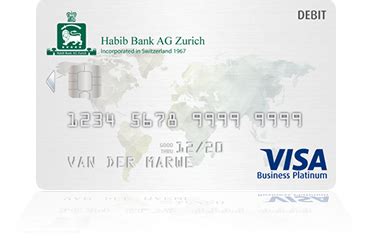 Each category has its own unique benefits and discounts design specially for that class of customers to cater their needs. Habib Bank AG Zurich