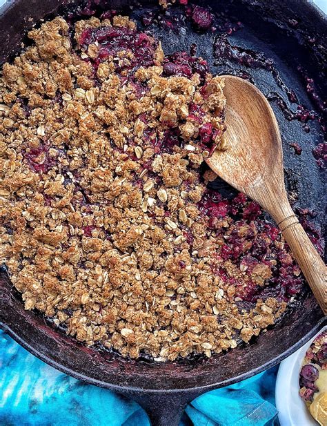 Easy Mixed Berry Crumble Happy Kids Kitchen By Heather Wish Staller