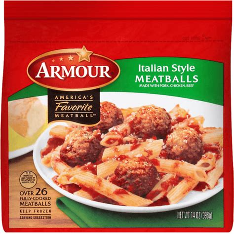 Armour Italian Style Meatballs 26 Ct Albóndigas Y Meatloaf Selectos