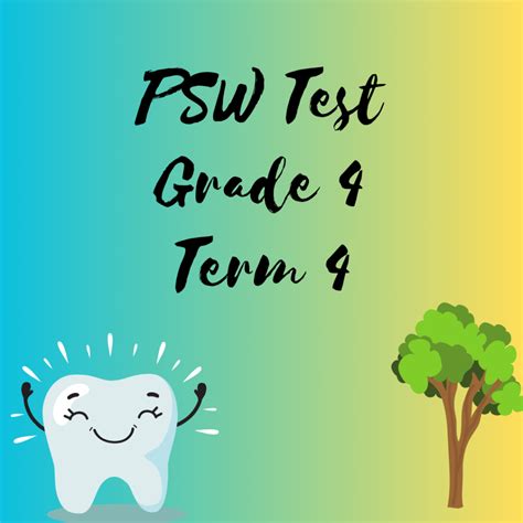 Psw Grade 4 Term 4 Test Teacha