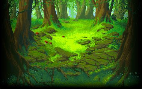 Wallpaper Id 161522 Pixel Art Pixelated Nature Landscape Pixels
