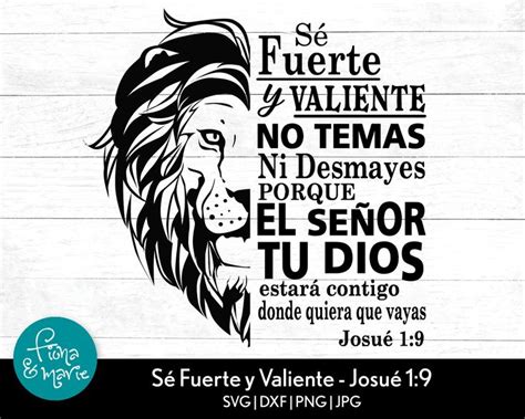 Sé Fuerte Y Valiente Josué 1 9 Be Strong and Courageous Spanish