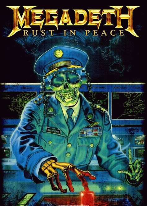 Rust In Peace Poster By Megadeth Displate
