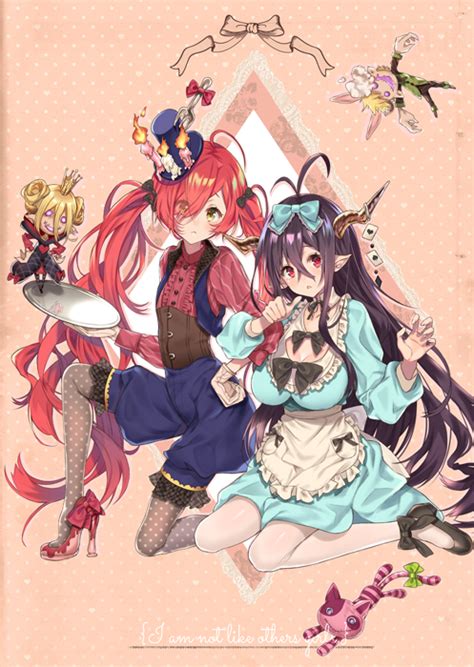 Alice Danua White Rabbit Cheshire Cat Mad Hatter And 2 More