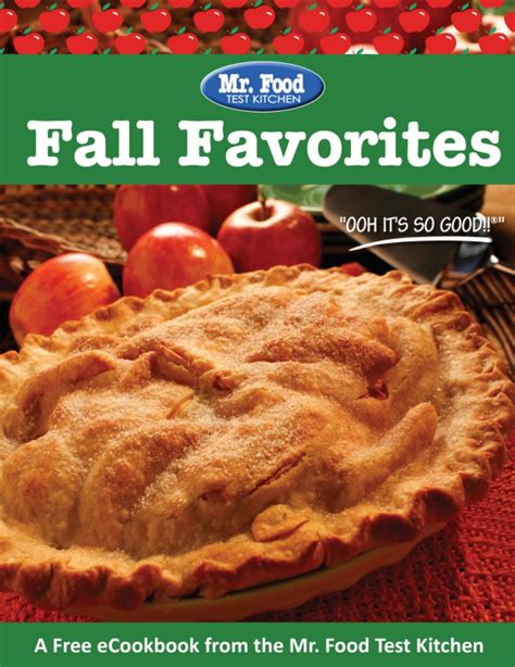 Get the best food network recipes every day of the week with our daily dish picks. Mr. Food Fall Favorites free eCookbook | MrFood.com