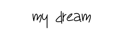 My dream the series, the story that will make all nightmares become sweet dreams! my dream Font - FFonts.net